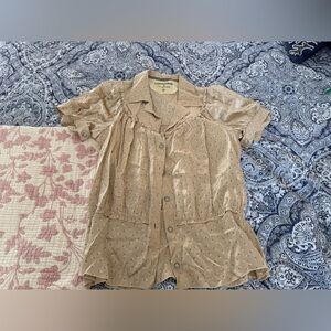 Converse John Varvatos Silk Blouse in size M